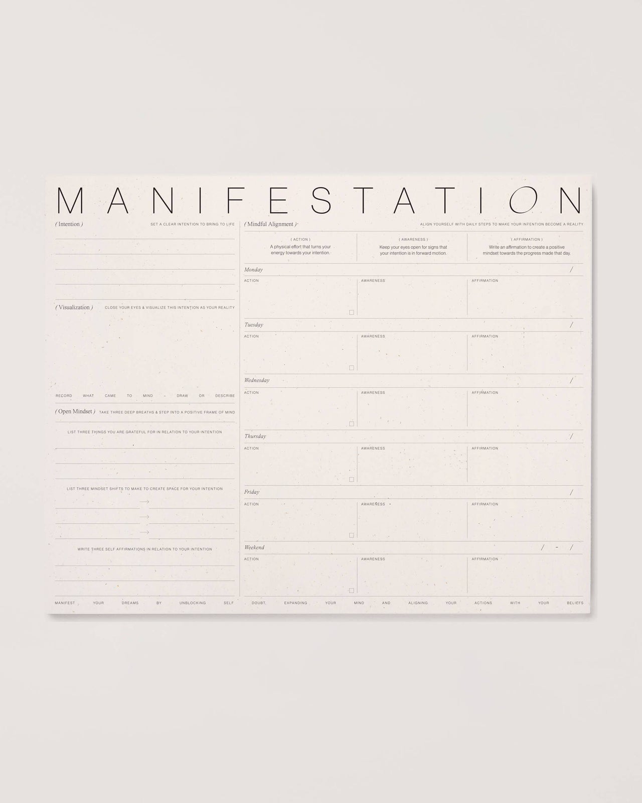 Wilde House Paper - Manifestation Pad