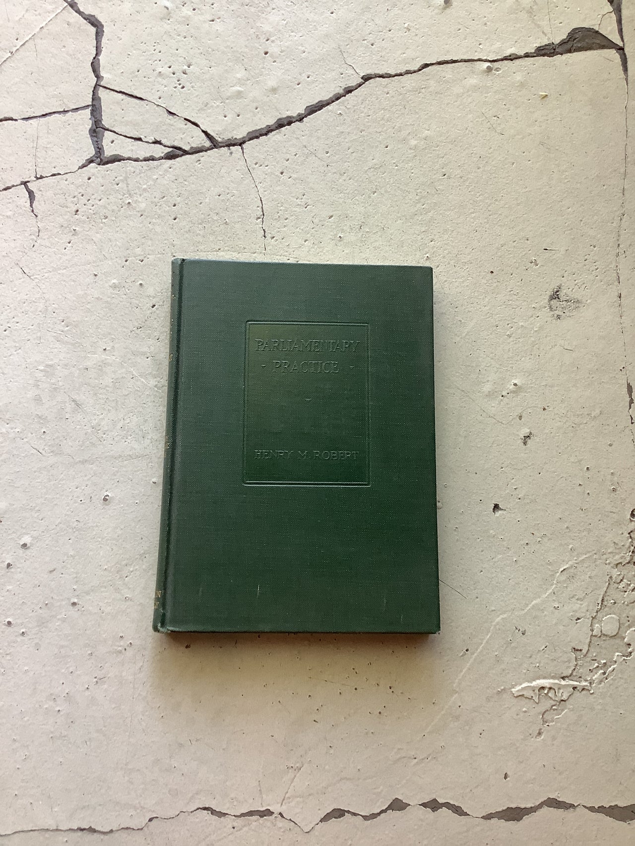 Vintage Books - 1921 Parliamentary Practice hardcover