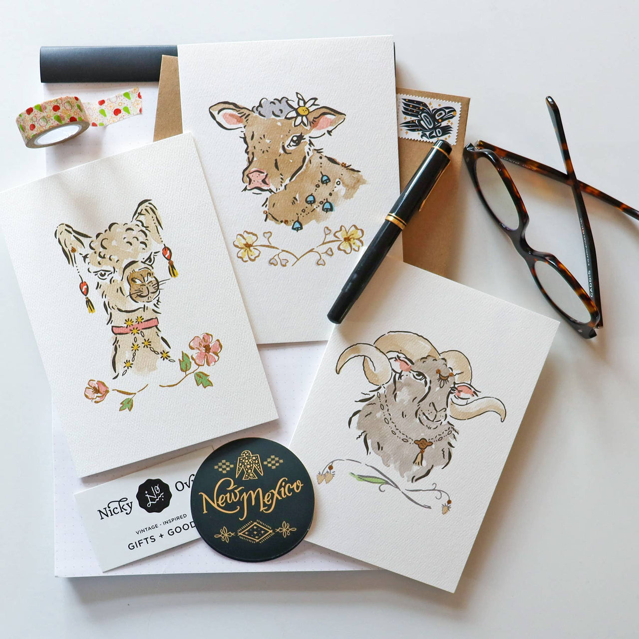 Jackalope Note Card