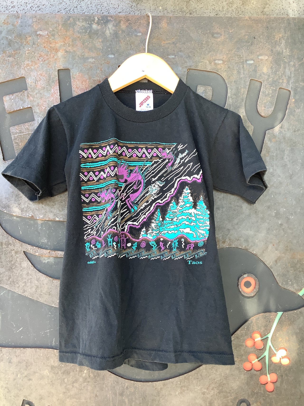 Vintage Clothing - Vintage Ski Toas kids tee