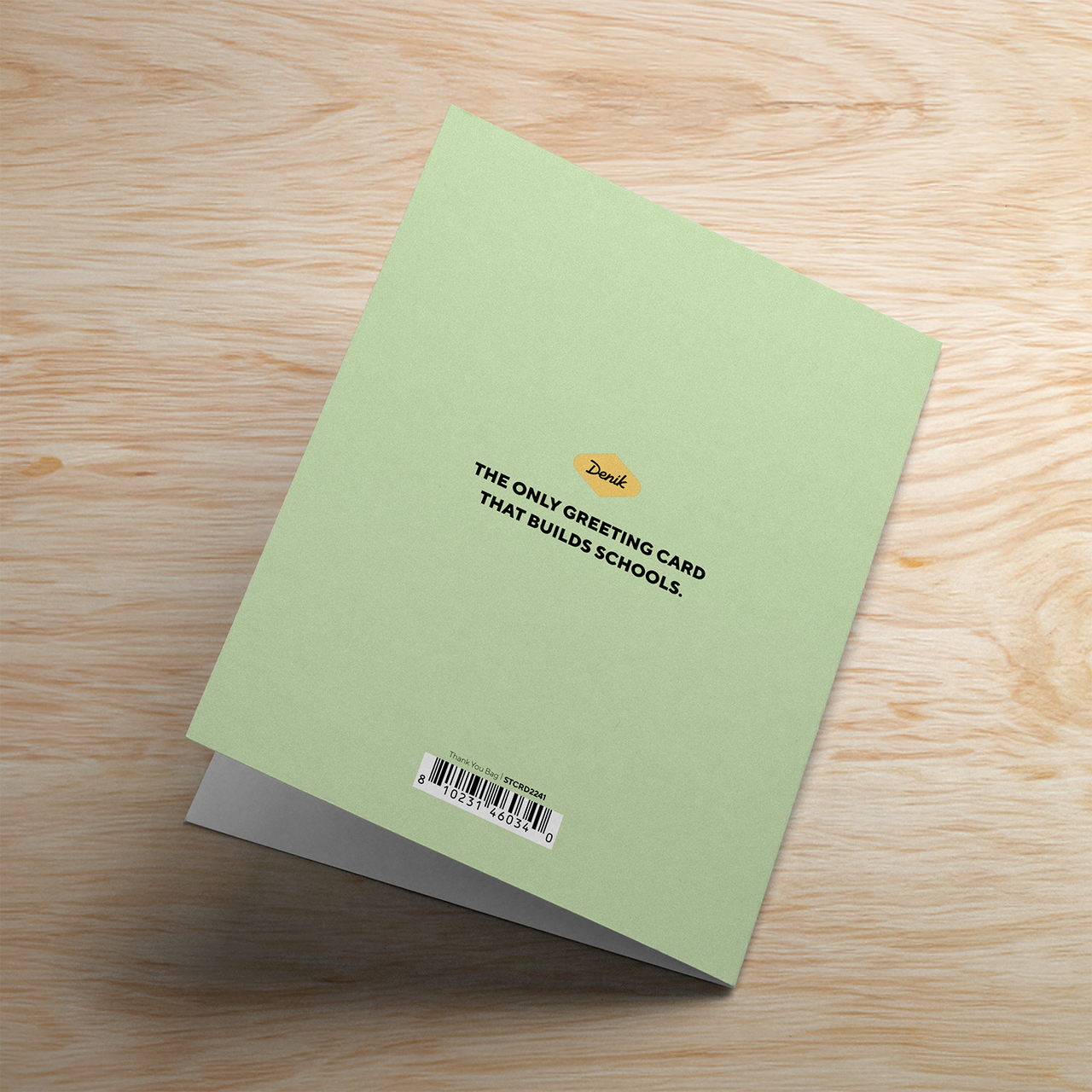 Thank You Bag Soft Touch Greeting Card | STCRD2241
