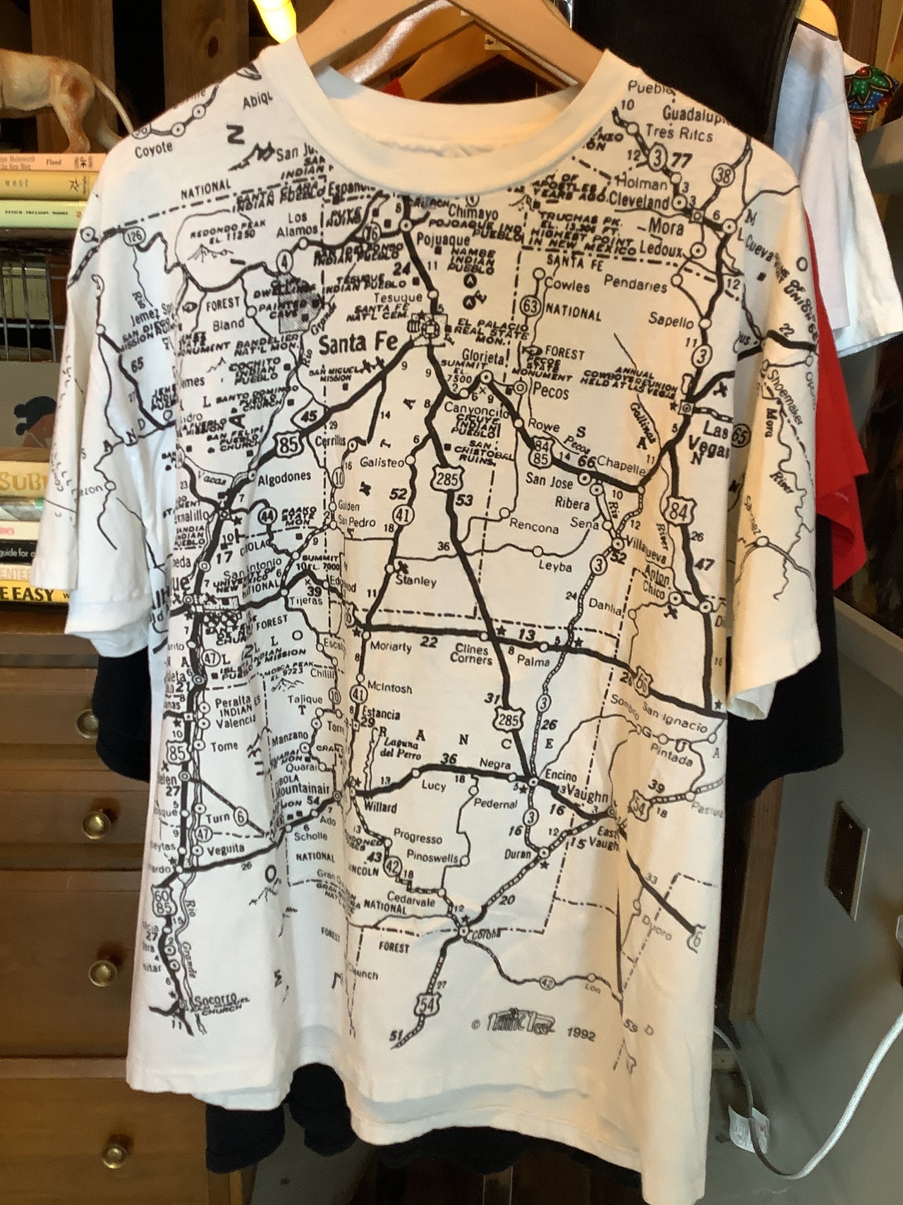 Apple Vintage - Vintage Clothing -  Vintage NM Map tee