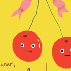 SWEET CHERRIES - Thank You Card