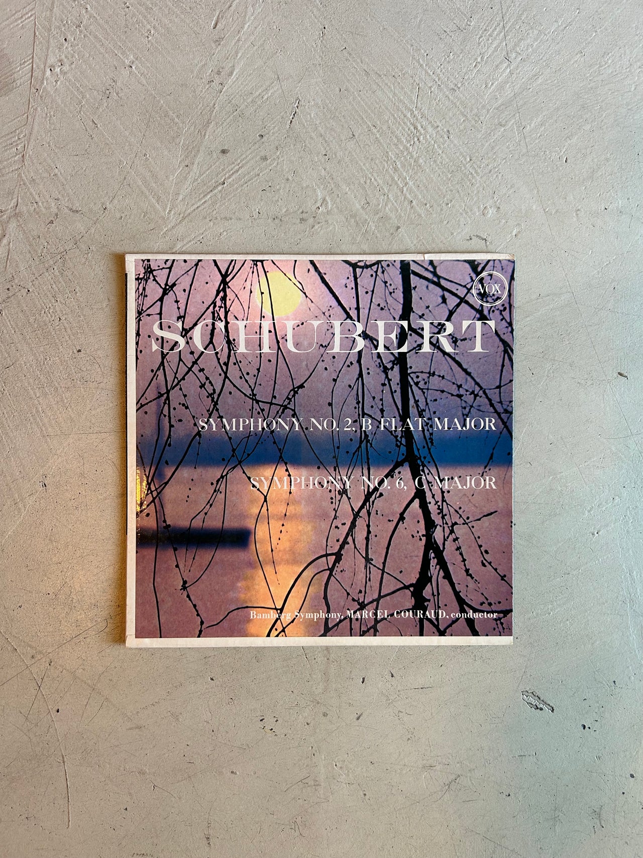 Flyby Provisions- Vintage Vinyl Record - “Schubert: Symphony No. 2, B Flat Major, Symphony No. 6 C Major”