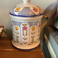 Vintage Glassware -  Vintage Ceramic Cookie Jar