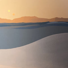 Fenn Fire Studio - Postcard - Sunset White Sands