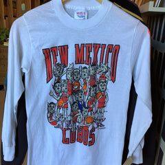 Flyby Provisions - Vintage Clothing - UNM LOBOS l/s tee