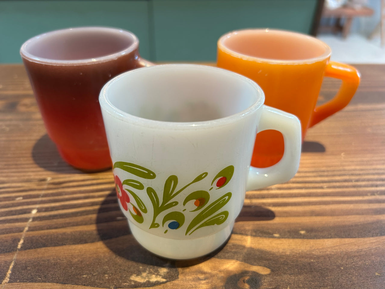 ABQ Vintage- Fire-King Glass Mug