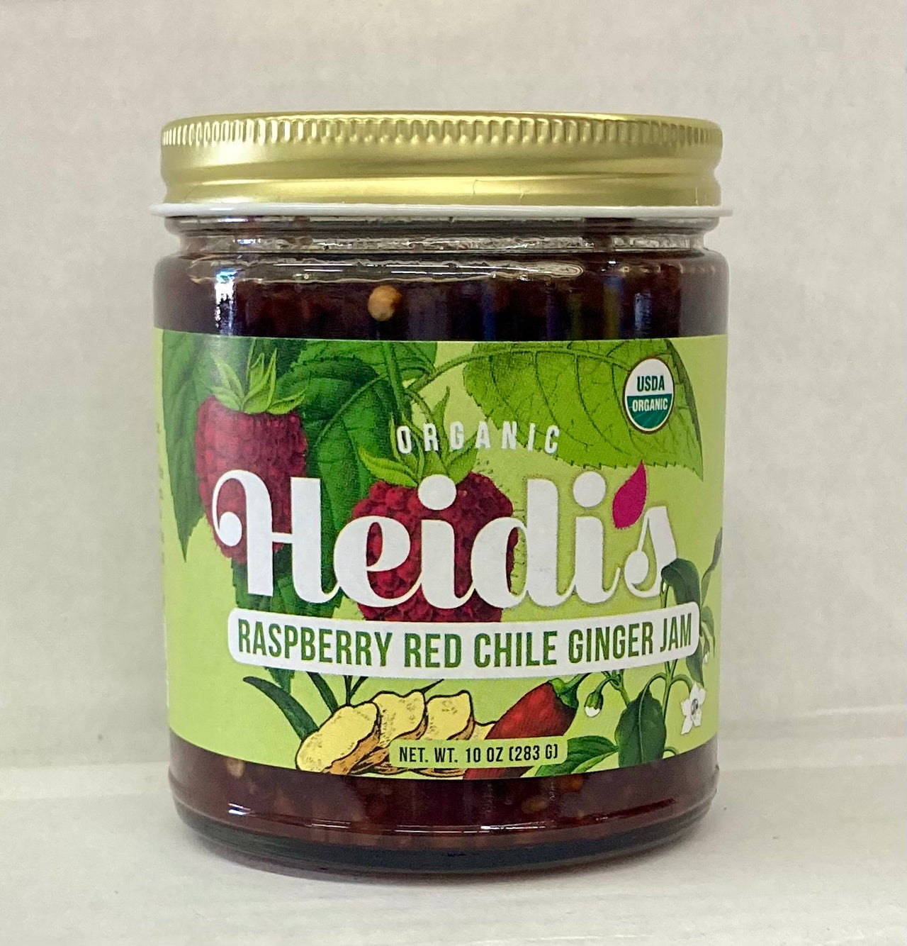 Heidi's - Raspberry Red Chile Ginger Jam - 10oz