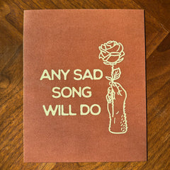 Brass Earth - Any Sad Song Print 8x10
