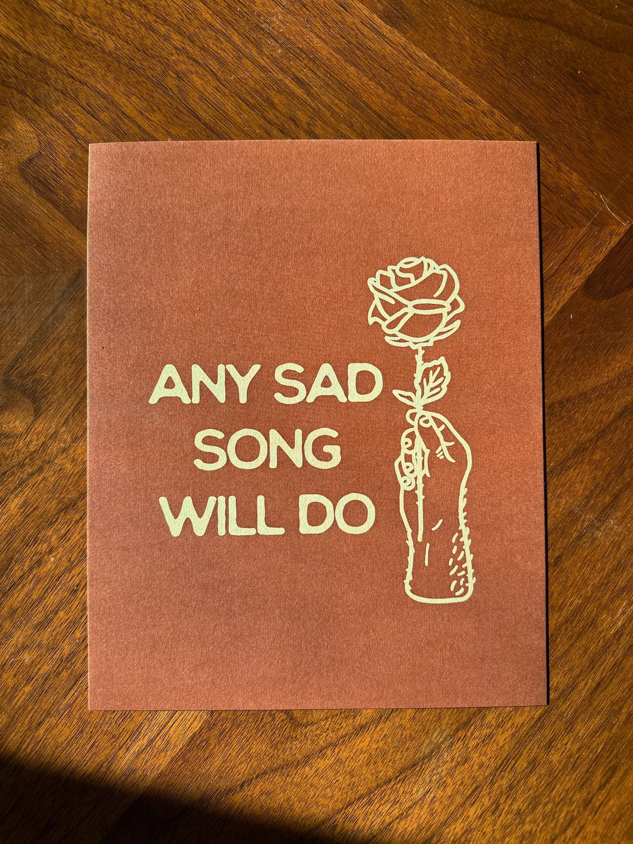 Brass Earth - Any Sad Song Print 8x10