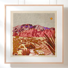 Caroline Clark - Desert Mountain #21 Print (12" x 12")