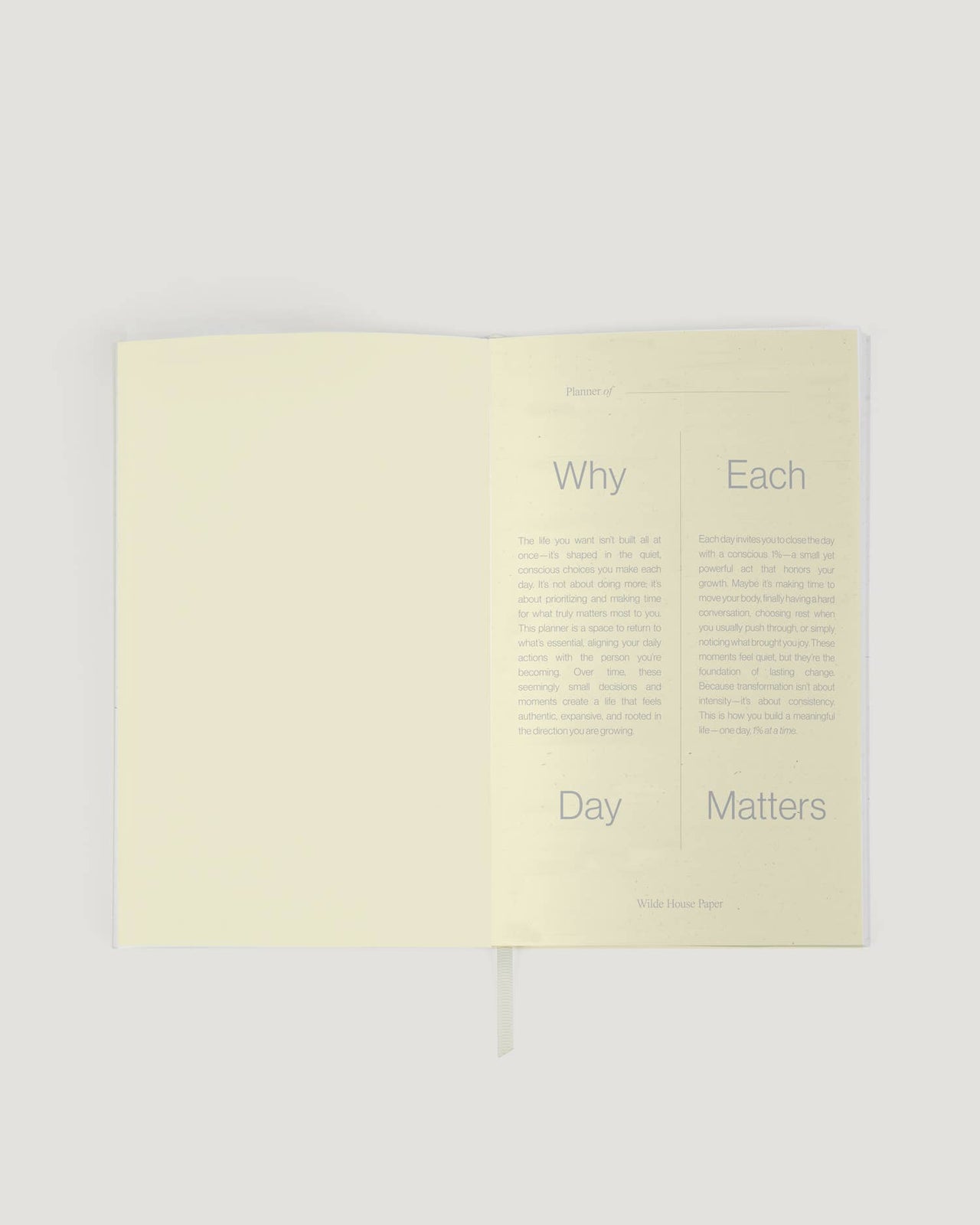 Wilde House Paper - Day Planner
