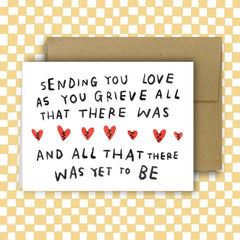 Rani Ban - Greeting Card - Sending Love As You Grieve
