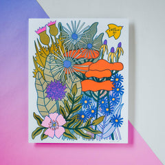 Free Them All - Prairie Risograph Art Print