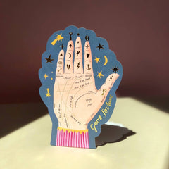 Palm Reading encouragement greeting card