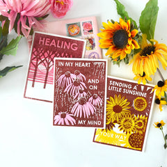 Coneflowers on My Mind Friendship Card