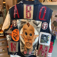 Apple Vintage - Vintage Clothing - NO CRY BABYZ ABQ art vest