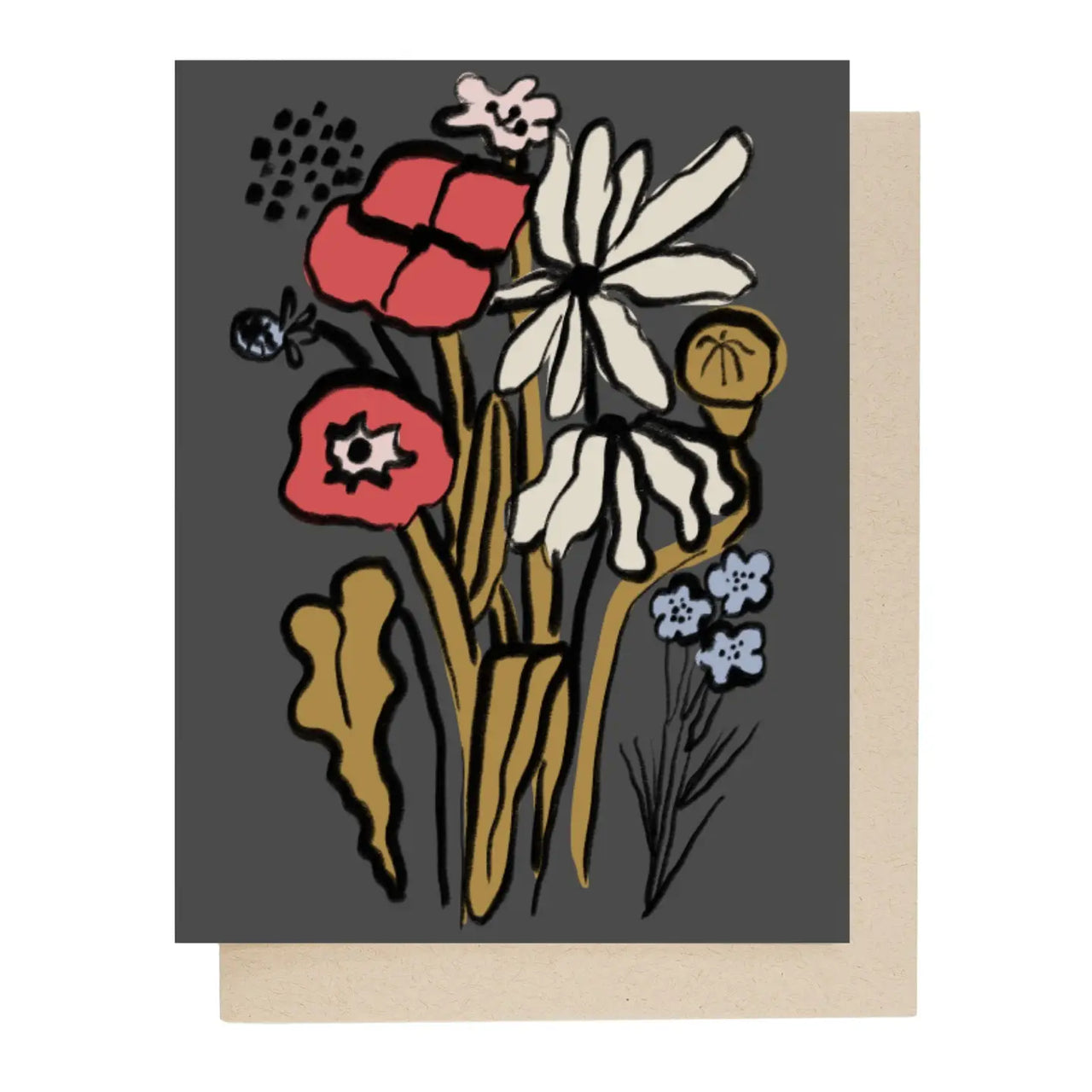 People I've Loved - Greeting Card - Flowers For A Grey Day