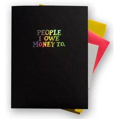 Ladyfingers Letterpress - Pocket Folder - People I Owe Money To