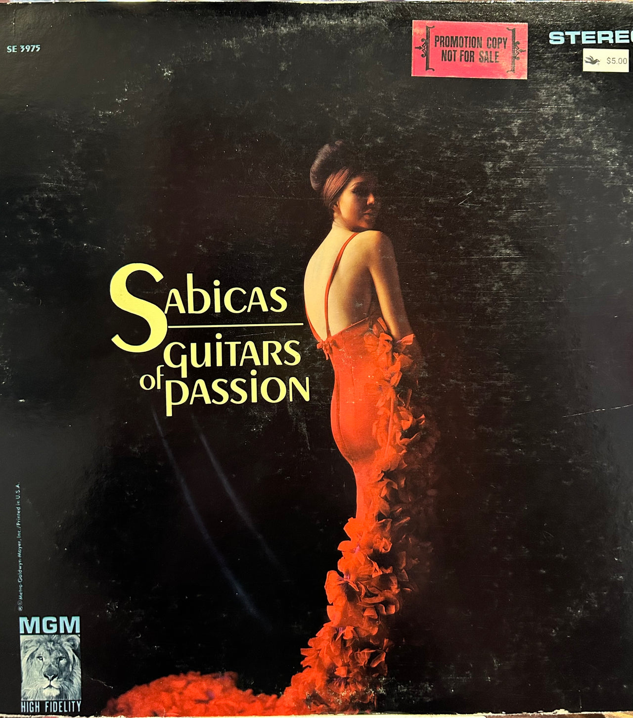 Flyby Provisions - Vintage LP Vinyl Record - Sabicas "Guitars of Passion"