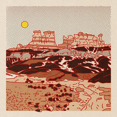 Caroline Clark - Desert Mountain #12 Print (12" x 12")