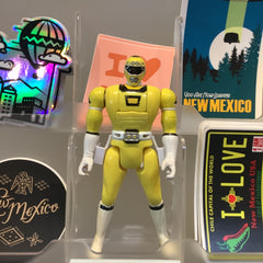 Flyby Provisions - Vintage Toys - 90s Power Rangers (yellow) action figure