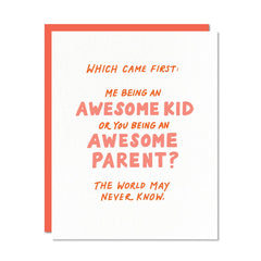 Odd Daughter - Greeting Card - Awesome Kid