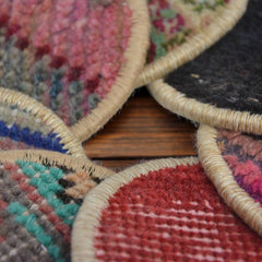 Brass Earth - Vintage Kilim Rug Coaster