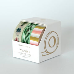 Washi Tape, Set of 3 | Entomologist Garden