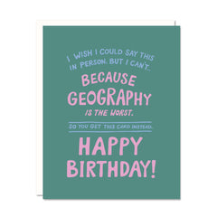 Odd Daughter - Greeting Card - Geography