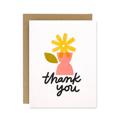 Worthwhile - Greeting Card - Thank You Flower Vase