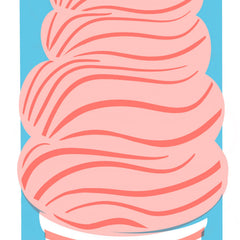 Ice Cream Treat - Risograph Market Notepad 