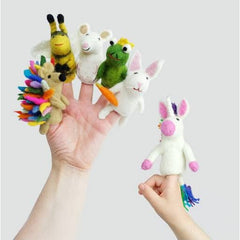 Winding Road - Finger Puppet -Magic Meadow (Frog, Unicorn, Mouse, Bee, Rabbit)
