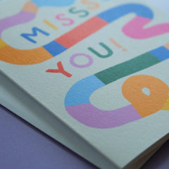 Love & Friendship Greeting Card | Missss You Snake