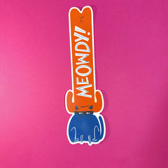 Meowdy XL - Vinyl XL Sticker - Bumper sticker