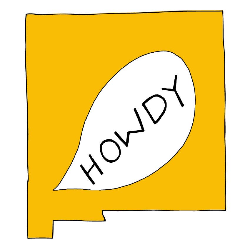 Power & Light Press - Sticker - New Mexico Howdy