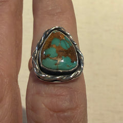 One Seed Designs - Stone Mountain Turquoise Ring - Size 6