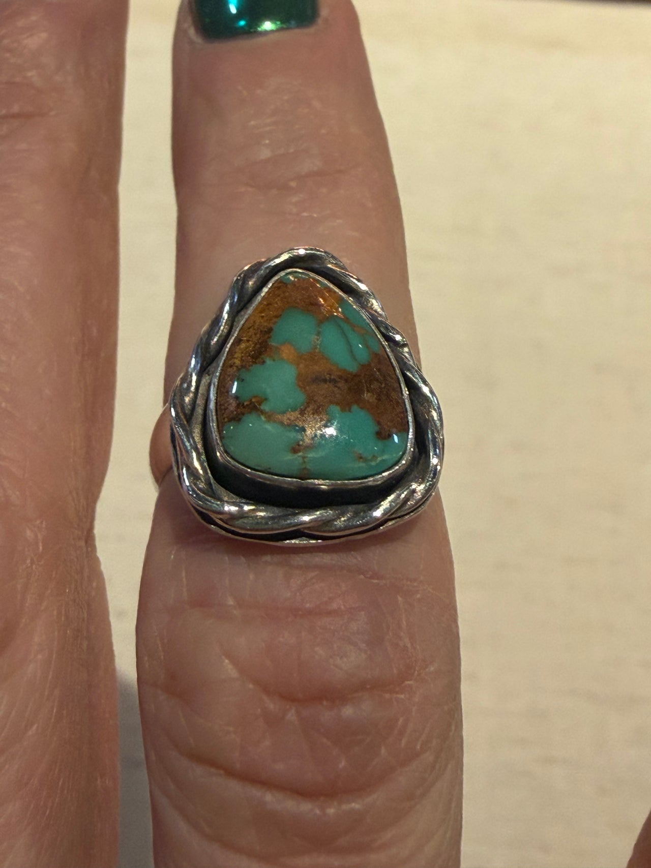 One Seed Designs - Stone Mountain Turquoise Ring - Size 6