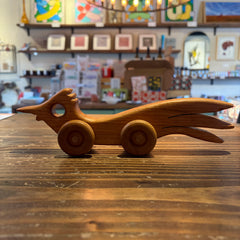 Wood Roadrunner Toy Car