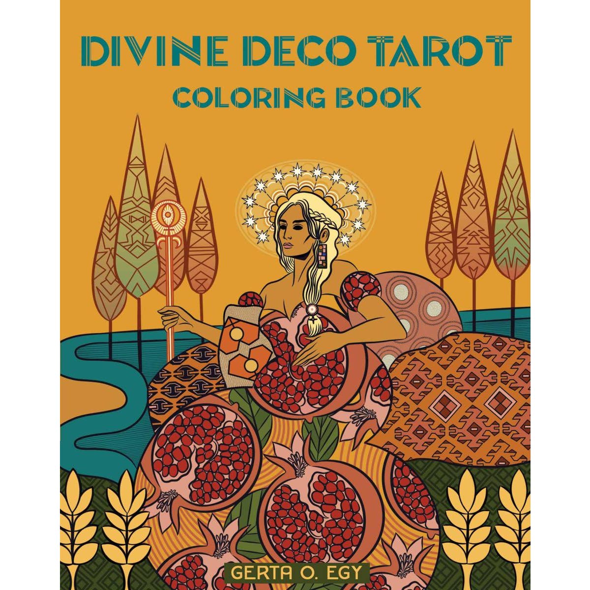 Microcosm Divine Deco Tarot Coloring Book Flyby Provisions