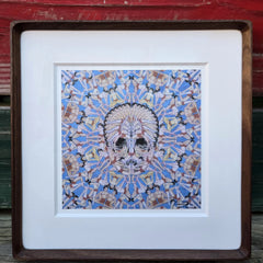 Patrick Turk - “Reincarnating No. 1” Framed Blotter Art