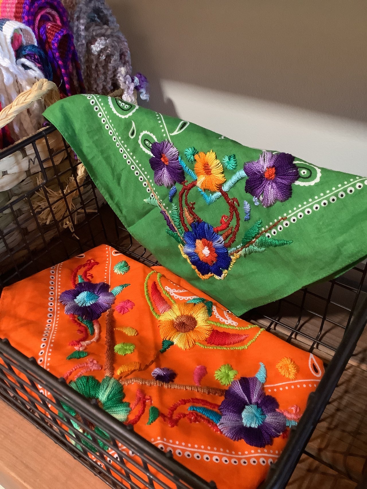 Kem by Maria - Hand-Embroidered Bandanas