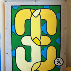 The Blue Wall - Alf De Nominator - No. 30 - 32”x24”