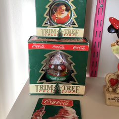 Flyby Provisions - Vintage Toys - Vintage Coca-Cola Christmas ornament