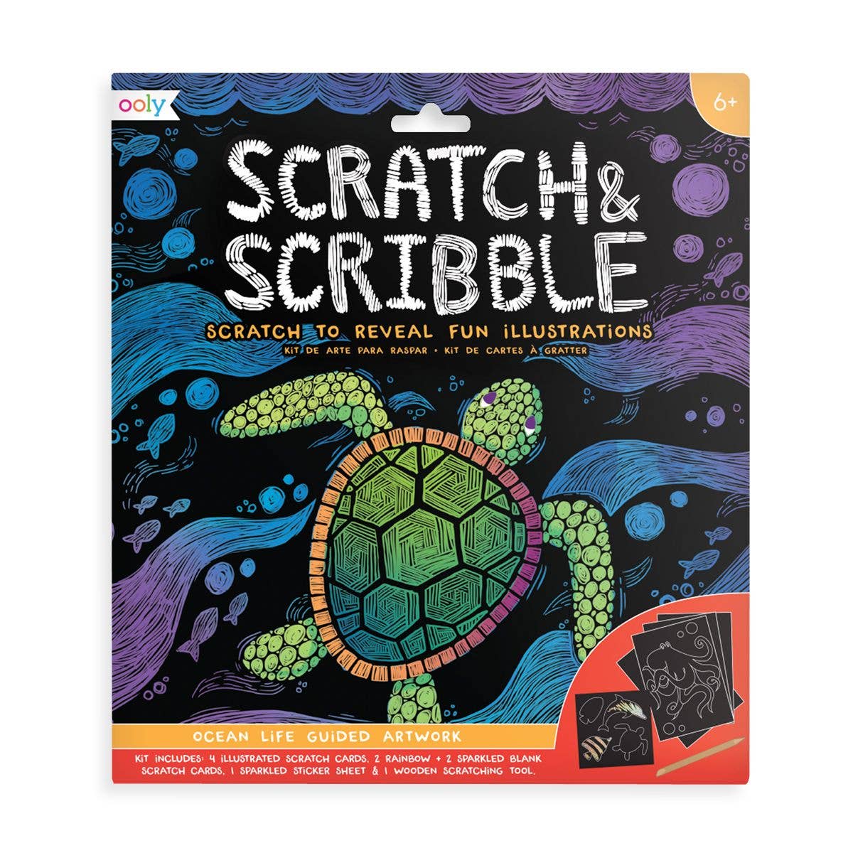 Ooly - Scratch & Scribble - Ocean Life