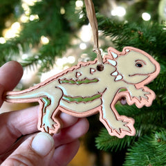 Horney Toad Horned Lizard Artisanally Crafted Ornament