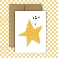 Rani Ban - Greeting Card - You Star