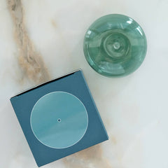 Glass Bubble Incense Holder : Orchid Translucent