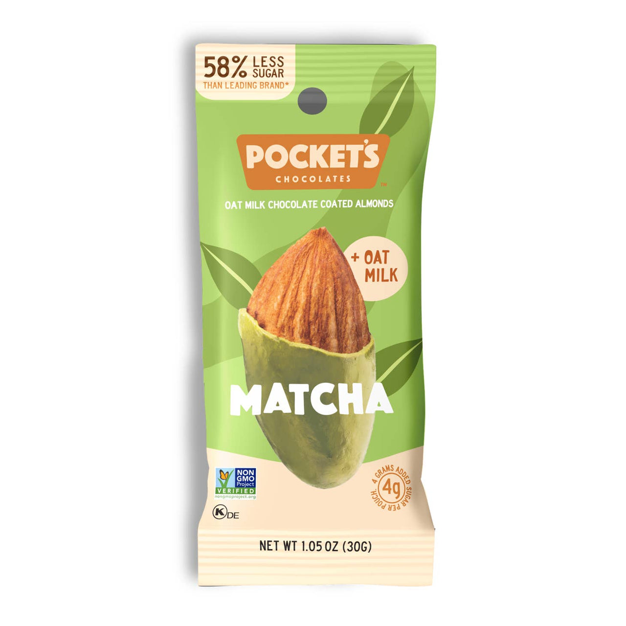 Pocket Chocolates - Single Serve Choco Nuts - Matcha - (1.05oz)
